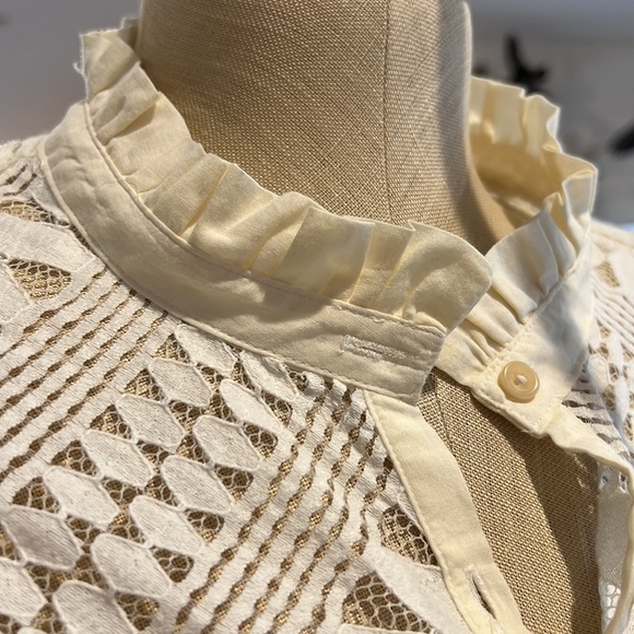 Anthropologie lace top 12p - Picture 4 of 5